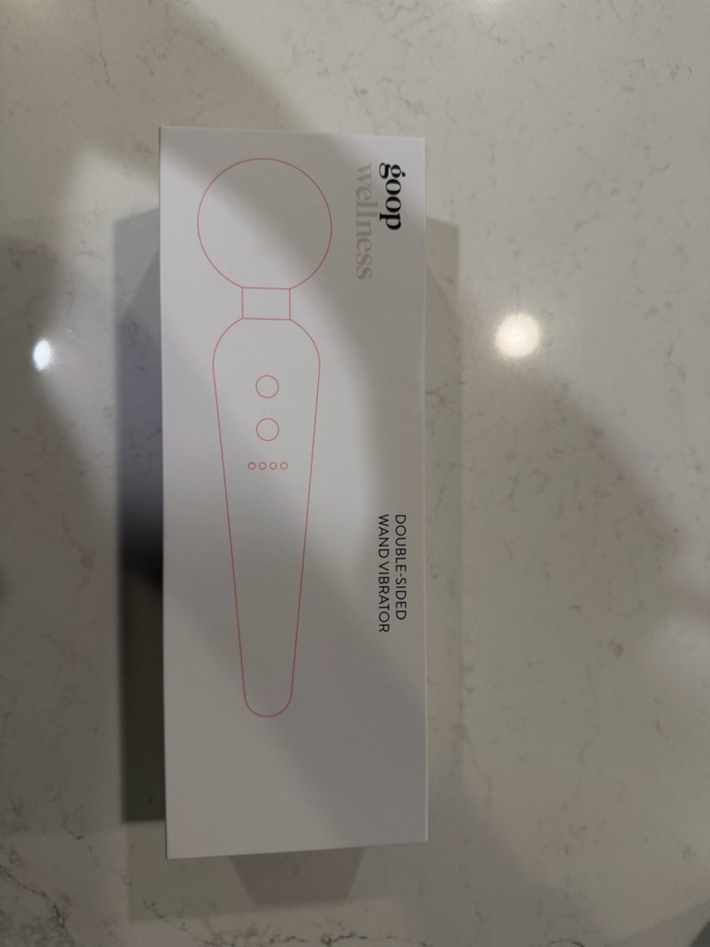 goop wellness Double-Sided Wand Massager — White